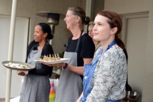 Annika, Catarina & Carrie från Nordiska Catering