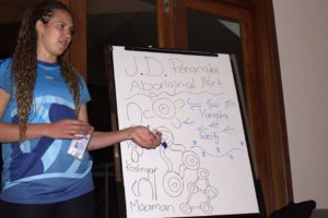 Kvällens gästpresentatör Jade